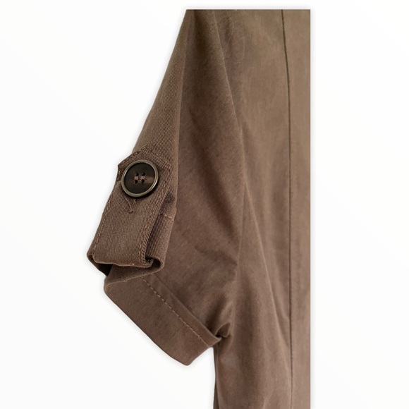 Le Chateau - Olive Pencil Dress - Knee Length - Fitted - Slim Fit - Size Small - Picture 3 of 3